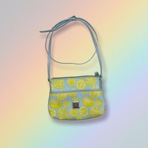 Lemon print Dooney and Bourke Crossbody purse